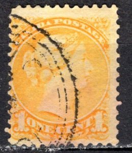 Canada; 1870: Sc. # 35a: Used Single Stamp > Perf. 12