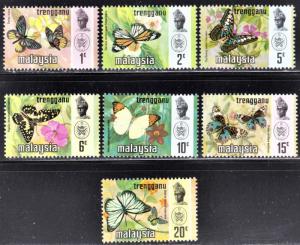 Malaysia Trengganu Scott 96-102  complete set  F to VF mint OG H or HR.