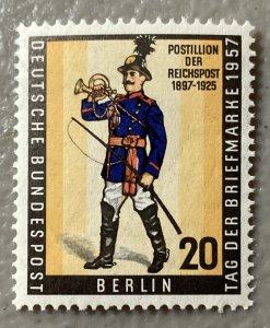 Germany-Berlin 1957 #9n160, Wholesale lot of 5, MNH, CV $4.75