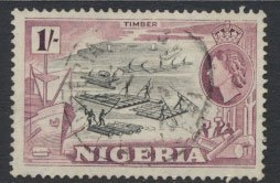 Nigeria  SG 76 SC# 87 Used  QEII 1953  Timber  see scan