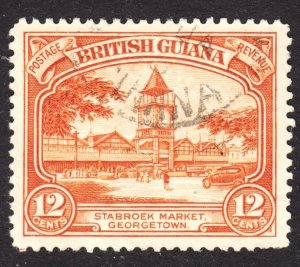 British Guiana Scott 215 F to VF used. Lot #B.  FREE...