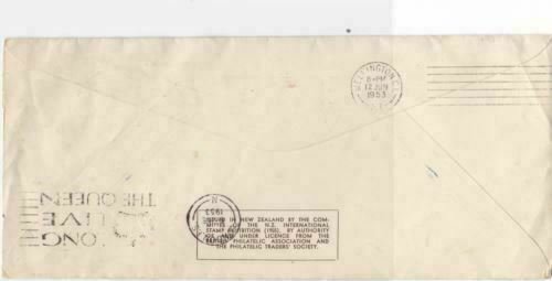 New Zealand 1946 Wellington coronation   multi  stamps cover R19921