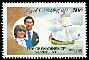 Saint Vincent Grenadines 209, MNH, Prince Charles and Diana Royal Wedding