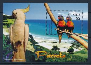 [35802] St. Kitts 2005 Birds Vögel Oiseaux Ucelli  Parrots MNH Sheet