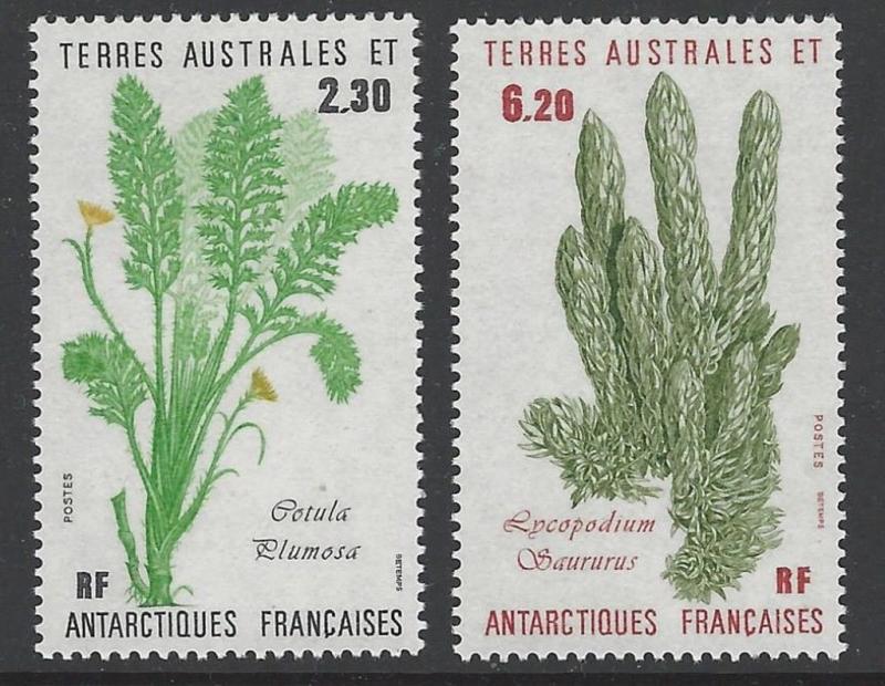 FSAT TAAF 1986 Plants VF MNH (121-2)