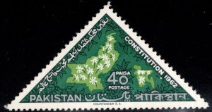 Pakistan Scott 162 MH*  New constitution stamp