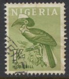 Nigeria  SG 96 SC# 108 Used 1961 Definitive Hornbill please see scan