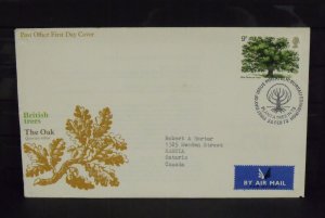 15444   GREAT BRITAIN   FDC # 688     British Trees - The Oak