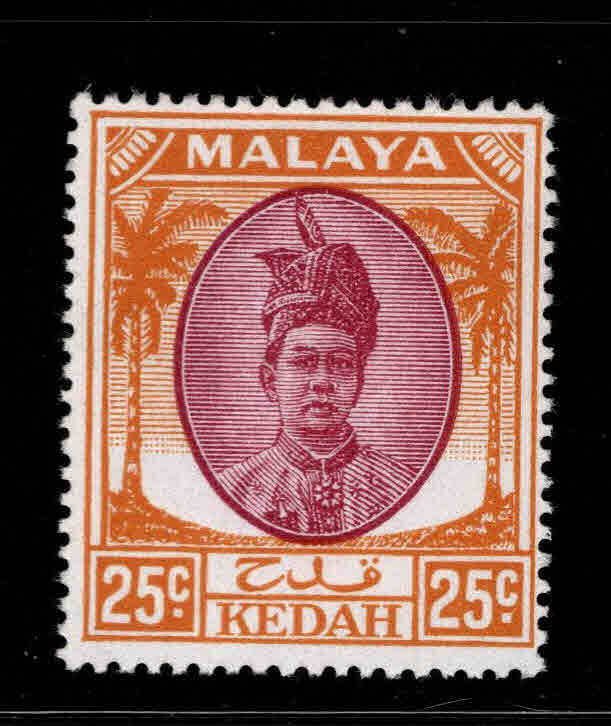 MALAYA Kedah Scott 74 MH* stamp