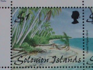 SOLOMON ISLAND -1999 SC#874 MARINE LIFE- PHILEXFRANCE'99 STAMP SHOW- S/S