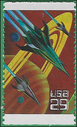 #2741 29c Space Fantasy Booklet Single 1993 Mint NH