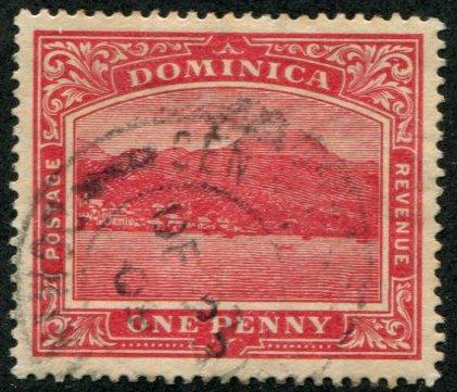 Dominica SC# 65 (SG#71) King George V, 1/2d, MNH