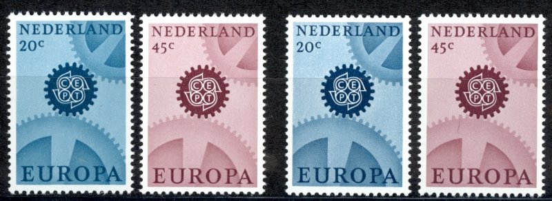 Netherlands Sc# 444-447 MNH 1967 Europa