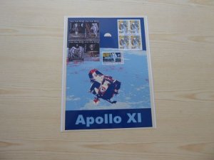 New Apollo 11 Pop Art Photograph  8 x 11  USA & Sao Tome and Principe Stamps