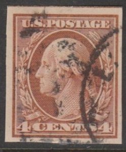 U.S. Scott Scott #346 Washington Stamp - Used Single