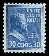 PCBstamps  US # 830 30c Theodore Roosevelt, MNH, (10)