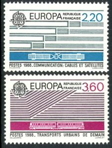 FRANCE 1988 EUROPA Set of 2 Scott Nos. 2109-2110 MNH