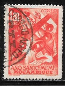 Mozambique 330: 1.50e Church Bells and Dove, used, VF