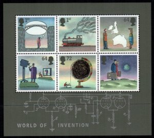 Great Britain 2007 - World of Invention    MNH S/Sheet # 2449a