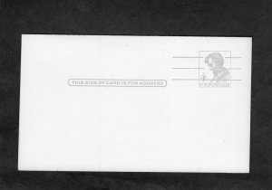 UY18 Lincoln, unused reply card