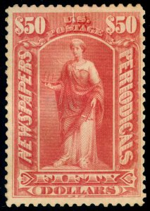 momen: US Stamps #PR112 Newspaper Mint OG H PSAG Cert LOT #70167