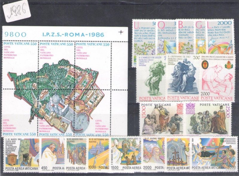 1978/2004 Vatican, John Paul II Offer, Complete Vintages - MNH**