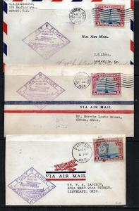 (6) First Flight Covers -Set #292 - See Description for Info