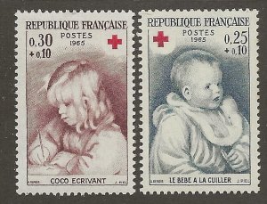 FRANCE   SC # B392 - 3    MNH