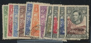Bechuanaland Protectorate #124-136 Used Single (Complete Set)