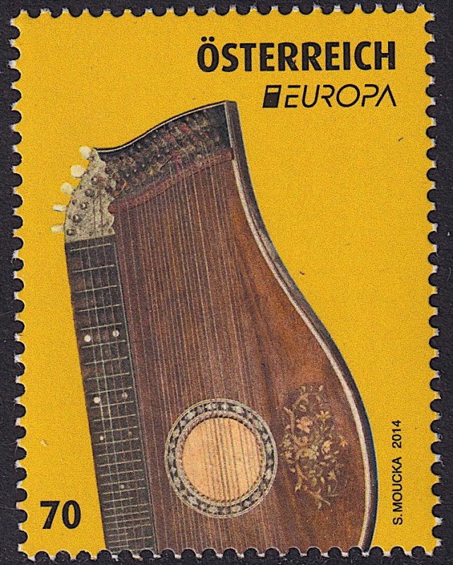 Austria - 2014 - Scott #2499 - MNH - Europa Musical Instrument Zither