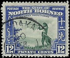 NORTH BORNEO   #200 USED (1)