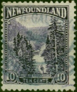 Newfoundland 1923 10c Violet SG157 Fine Used (2)