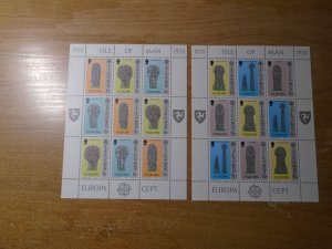 Ile of Man  #  133a/136a  MNH