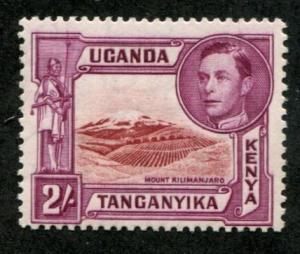 Kenya, Uganda & Tanganyika - KUT SC# 81b SG# 146b perf 13-3/4x13-1/4  2sh MH