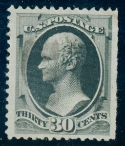 US Stamp #190 Hamilton 30c, PSE Cert - Used - SMQ $185.00