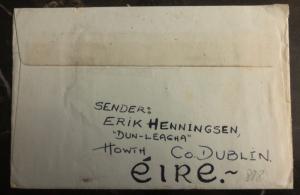 1930s Dublin Ireland Airmail Cover To Vejen Denmark