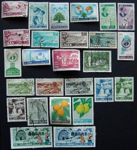 Packet, Lebanon, 70 Different BOB Issues, Scott C271 // RA1