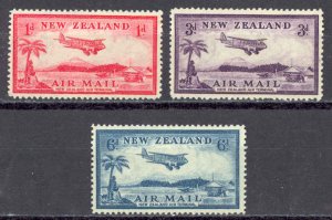 New Zealand Sc# C6-C8 MH (a) 1935 Air Post