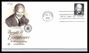 #1393 Dwight D. Eisenhower - Artcraft  Cachet 18SC