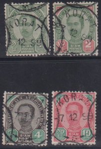 Countries - N- Z - Thailand #70//74 Used VF