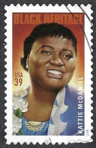 United States #3996 39¢ 2006 Hattie McDaniel (2006). Used