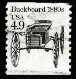 SC# 2124 - (4.9c) -  Buckboard, used single