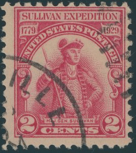 US 657 Sullivan Expedition Issue; Used -- See details and scan