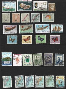 Mozambique  Mint & Used 64 Different stamps 2019 CV $25.85