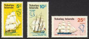 HALF-CAT BRITISH SALE: TOKELAU IS. #22-24 Mint NH