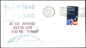 3/20/72 Wallops Island, VA Rocket Fired--MT-135 Japanese