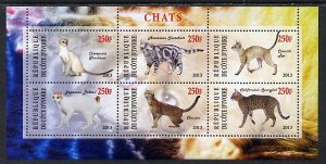 IVORY COAST - 2013 - Domestic Cats #3 - Perf 6v Sheet - MNH-Private Issue