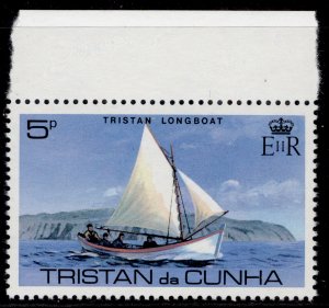 TRISTAN DA CUNHA QEII SG167w, 1972 25p WMK CROWN TO RIGHT OF CA, NH MINT.