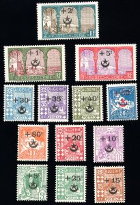 Algeria Stamps # B1-13 MH VF Scott Value $90.00