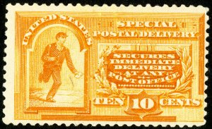 US Stamps # E3 Special Delivery MLH F-VF Brite+Fresh Scott Value $300.00